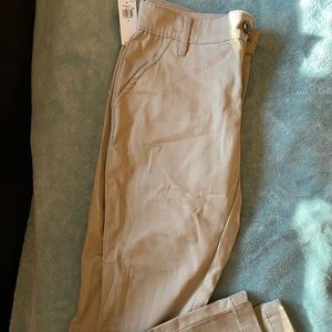 Girls Size 12 Khaki Super Skinny Uniform Pants
